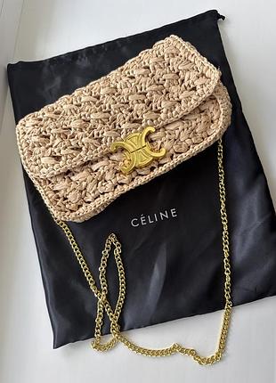 Сумка плетена celine 25*16 см
