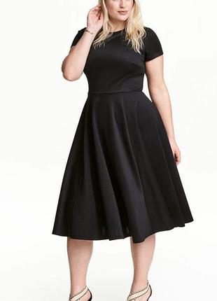 Платье h&amp;m черное xl.