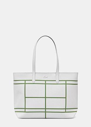 Urbanshop com ua lacoste сумка-шопер жіноча зі штучної шкіри біла nf5250as розміри запитуйте