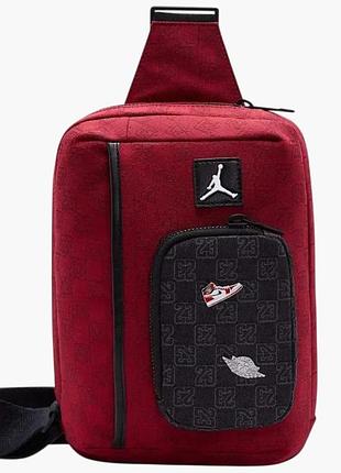 Urbanshop com ua сумка чоловіча air jordan 23 monogram red/black ma9042-h15 розміри запитуйте