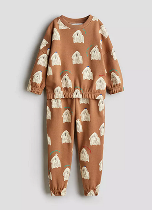 Детский костюм с принтом собачек h&amp;m - 4-5 лет