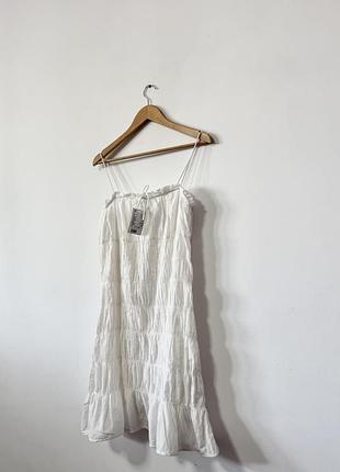 Нова котонова сукня на бретелях h&m🌿