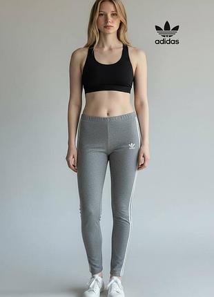 Оригинальные лосины adidas размер xs котоновые хлопковые спортивные леггинсы адидас черные для бега зала фитнеса беговые тренировок а1