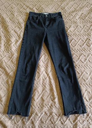 Женские черные джинсы zara