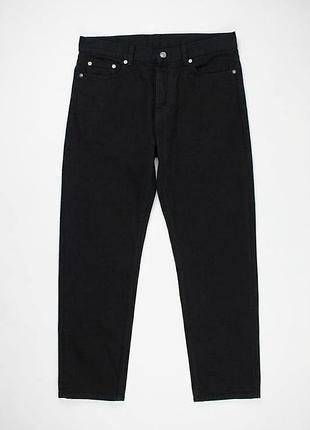 Базовые черные качественные кроп джинсы от arket unisex