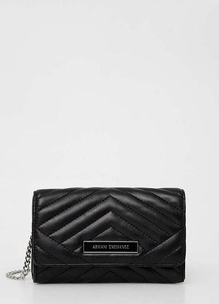 Urbanshop com ua гаманець armani exchange жіночий колір чорний 948481 4r742 розміри запитуйте