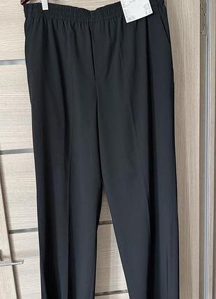 Жіночі чорні прямі штани uniqlo xl — нові з біркою