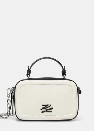 Urbanshop com ua karl lagerfeld сумка кросс-боди женская кожаная k/autograph бежевая b2w30234 размеры запитуйте