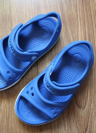 Детские унисекс босоножки сандалии crocs crocband ii sandal pps