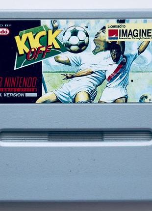 Kick off, б/в, англійська версія - картридж для nintendo snes