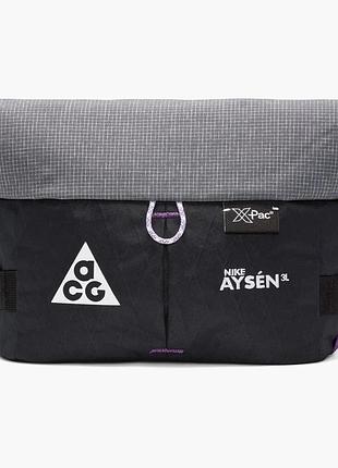 Urbanshop com ua сумка унисекс nike acg aysén fanny pack grey/black dv4051-010 размеры запитуйте