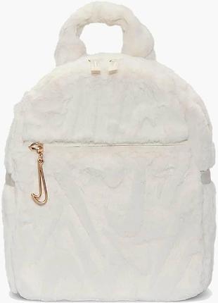 Urbanshop com ua рюкзак жіночий nike sportswear futura faux fur mini white fz1328-030 розміри запитуйте