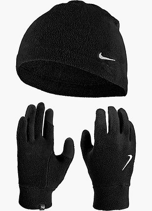 Urbanshop com ua комплект аксессуаров nike fleece hat and glove set black n.100.2578.082 размеры запитуйте