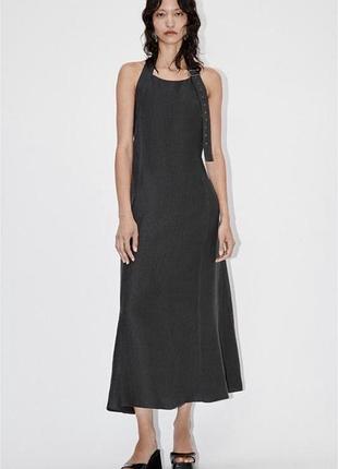 Красива сукня сарафан льон zara