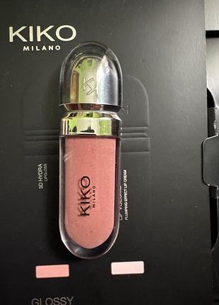 Kiko увлажняющий блеск для губ с трёхмерным эффектом 3d hydra lipgloss номер 20