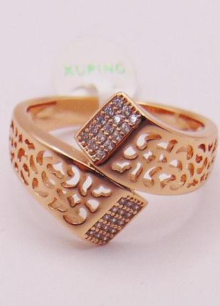 Кольцо с фианитами медсплав р.19 xuping кс157