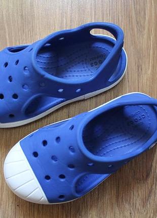 Дитячі сандалі босоніжки унісекс crocs моделі bump it