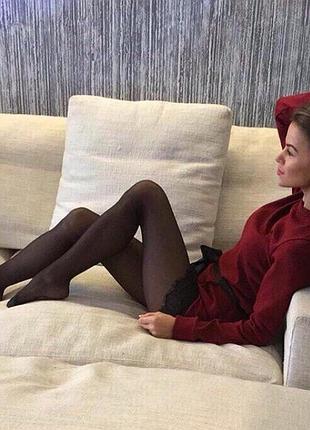 Продам платье темно красного цвета с кружевом .