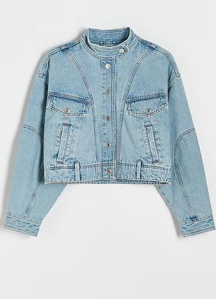 Джинсова куртка reserved, levi’s