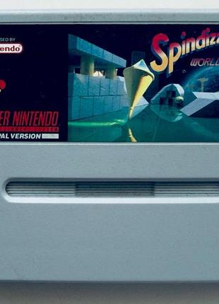 Spindizzy worlds, б/у, английская версия - картридж для nintendo snes