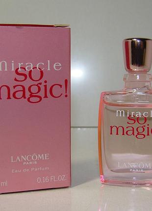 Миниатюра lancome miracle so magic. оригинал.