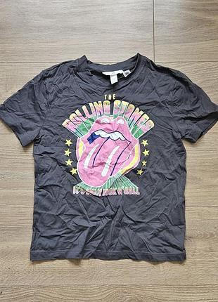 Rolling stones жіноча футболка s рок метал