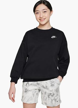 Urbanshop com ua свитшот детский nike club ovsz crew black fd2923-010 размеры запитуйте