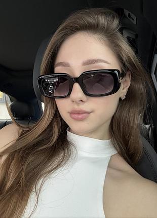 Женские брендовые очки black/black