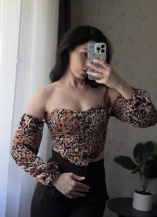 Леопардовий топ 🐆