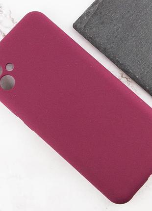 Чехол silicone cover lakshmi full camera (aaa) для samsung galaxy a07 бордовый / plum