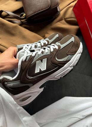 Кроссовки new balance 530 brown/grey