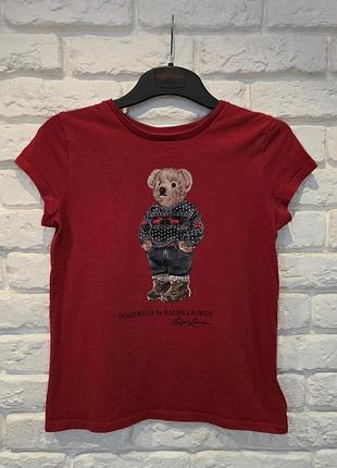 Футболка ralph lauren bear на 8-10роков, 140см