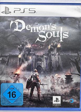 Demon's souls, б/у, русские субтитры - диск для playstation 5
