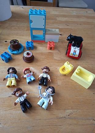 Оригинальное lego duplo - фигурки, мебель,люди, животные (почточно/лотом) 10