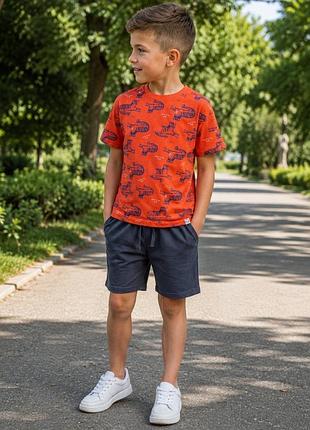 Футболка шорти для хлопчика 7/8 років 122/128р cool club h&m