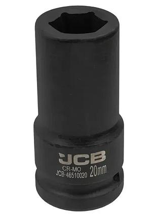 Головка ударная глубокая 3/4" 20 мм (6-гр.) | 59802 | jcb