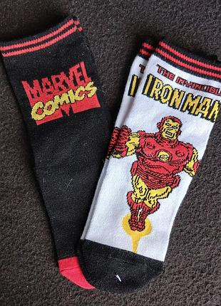Носки для мальчика, marvel, 2 года, 2 шт