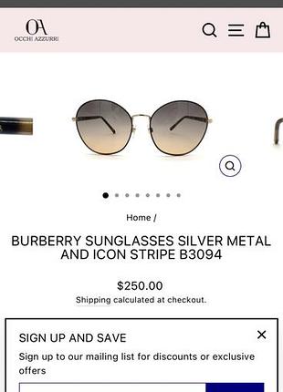 Очки burberry , оригинал