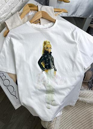 Котонова футболка barbie