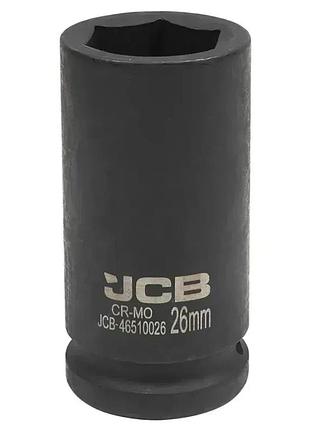 Головка ударная глубокая 3/4" 26 мм (6-гр.) | 59806 | jcb