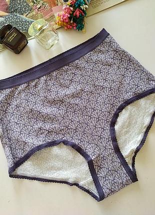 Новые высокие коттоновые трусики damart, eur 40
