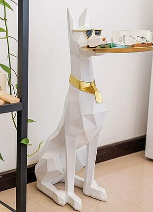Кофейный столик белый