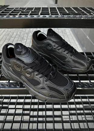 Кроссовки женские мужские подростковые adidas astir черные летние демисезонные весна-лето-осень кожа текстиль сетка размер 40-44 новые 2000-9