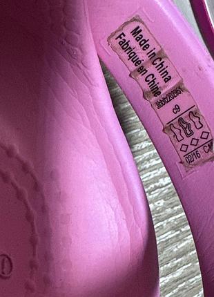 Оригінальні crocs c9 на дівчинку рожеві крокси 26 розмір 8