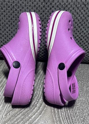 Оригінальні crocs c9 на дівчинку рожеві крокси 26 розмір 6