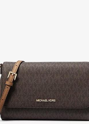 Сумка michael kors medium logo convertible crossbody bag, оригінал usa, в наявності 8