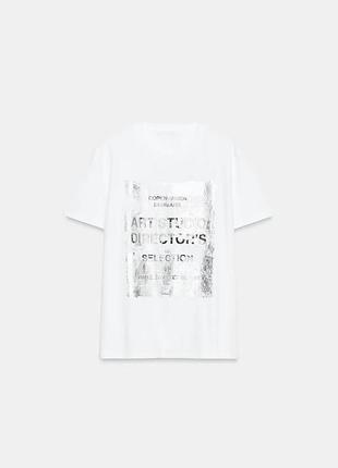 Футболка жіноча біла zara new