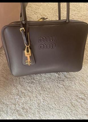 Сумка miumiu шоколад 3