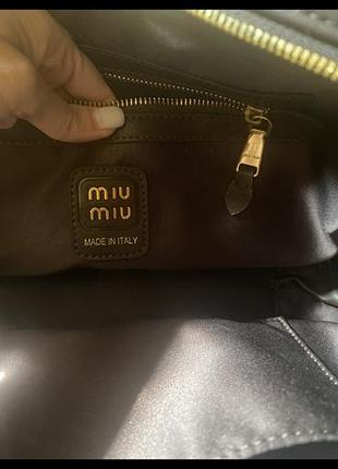 Сумка miumiu шоколад 5