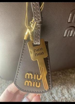 Сумка miumiu шоколад 7